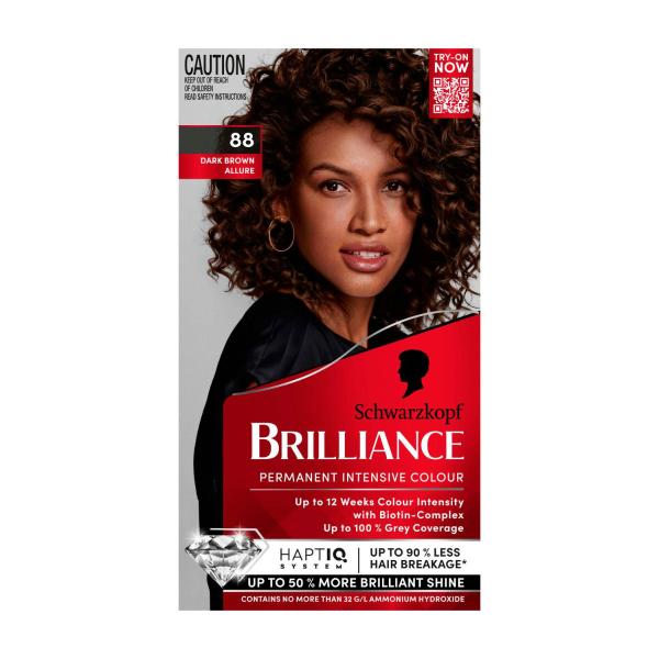 SCHWARZKOPF BRILLIANCE 88 DARK BROWN ALLURE