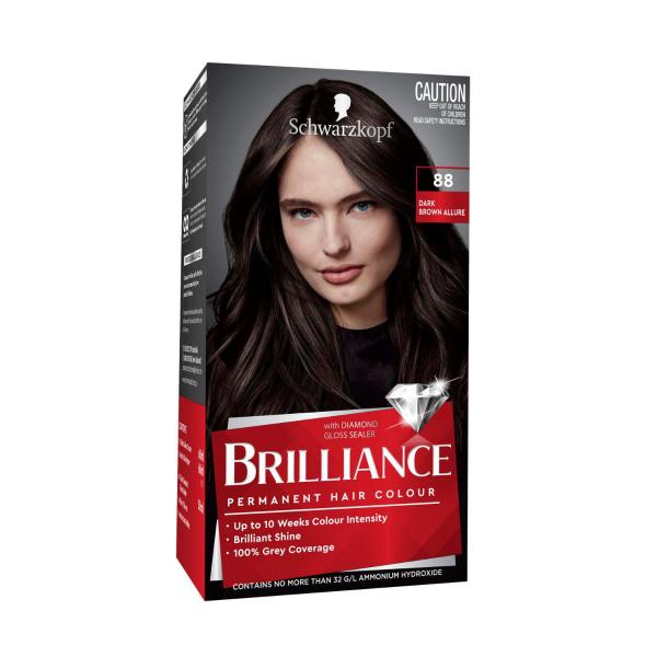 SCHWARZKOPF BRILLIANCE 88 DARK BROWN ALLURE