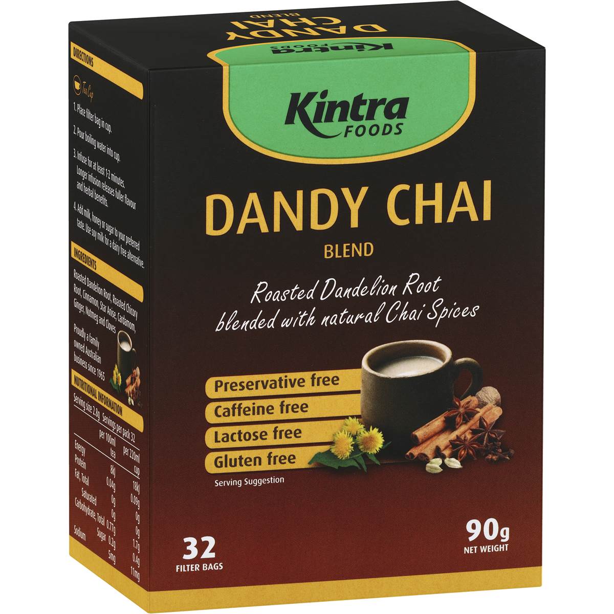 Kintra Foods Dandy Chai Blend 90g