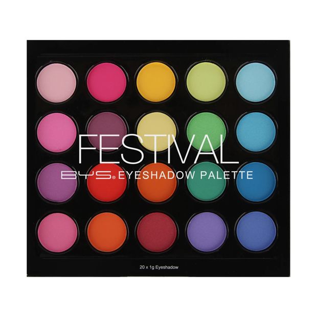 BYS Festival Eyeshadow Palette - Multi-Coloured