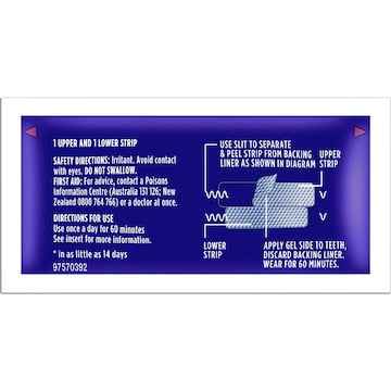 Oral-B 3D White Luxe Advance Seal Teeth Whitening Whitestrips 14 pack