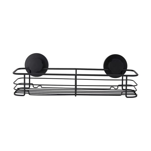 Black Suction Rectangular Rack  - Anko