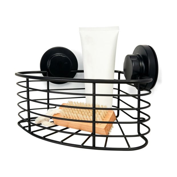 Black Suction Corner Caddy  - Anko
