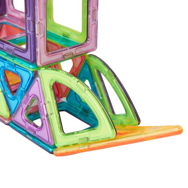 Magnetic Tiles 50 Piece Playset - Anko