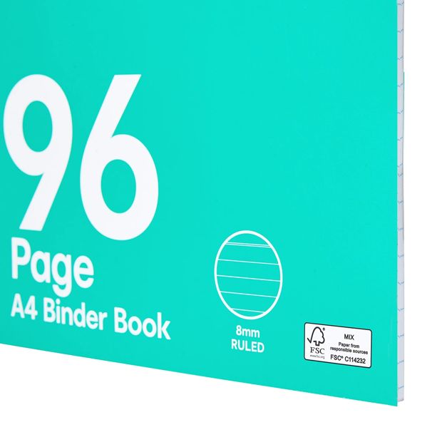 A4 Binder Book, 96 Pages - Anko