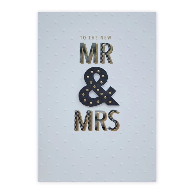 Connections from Hallmark Wedding Card - Mr & Mrs