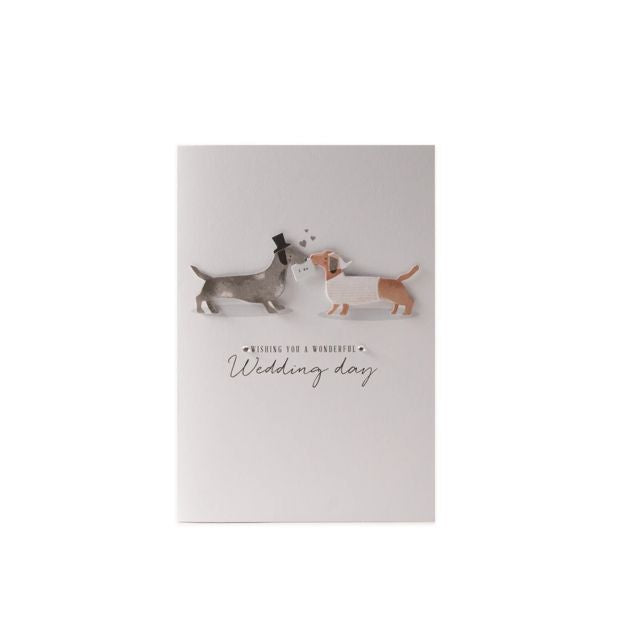 Connections from Hallmark Wedding Card - Dachshunds Say I Do