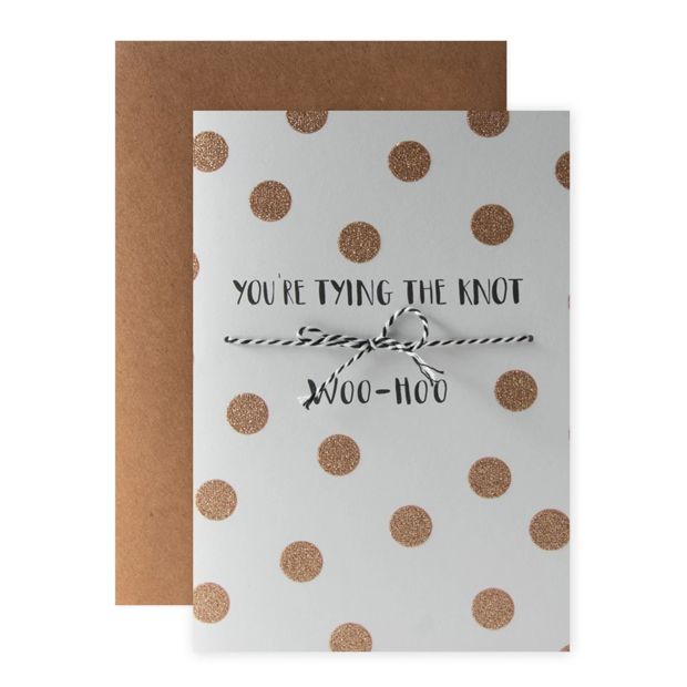 Connections from Hallmark Wedding Card - Tying The Knot