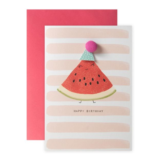Connections from Hallmark Birthday Card - Lil Watermelon