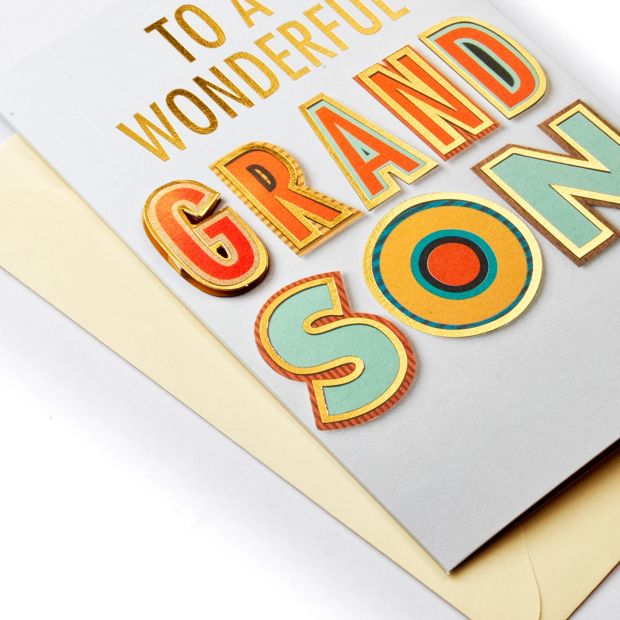 Hallmark Wonderful Grandson Birthday Card