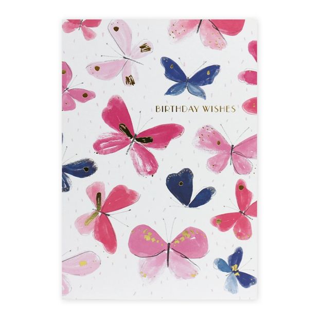 Connections from Hallmark Birthday Card - Butterfly Wishes