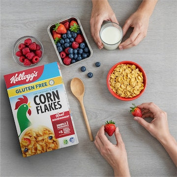 Kellogg's Gluten Free Corn Flakes Breakfast Cereal 270g
