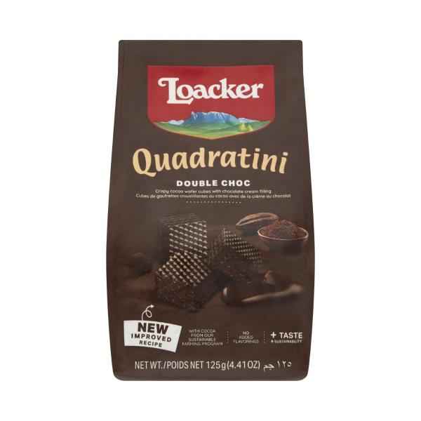 Quadratini Wafers Biscuits Double Choc