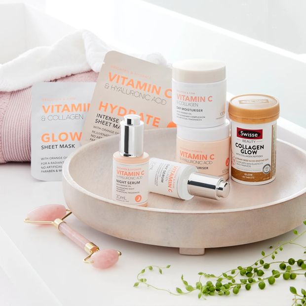 Vitamin C & Hyaluronic Acid Night Serum 30ml - Anko