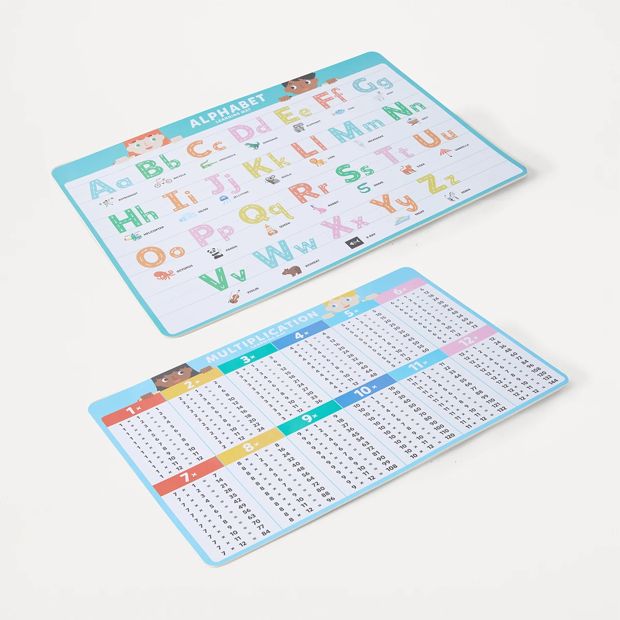 Education Placemat, Assorted - Anko