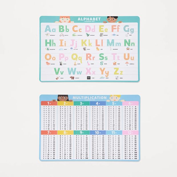 Education Placemat, Assorted - Anko