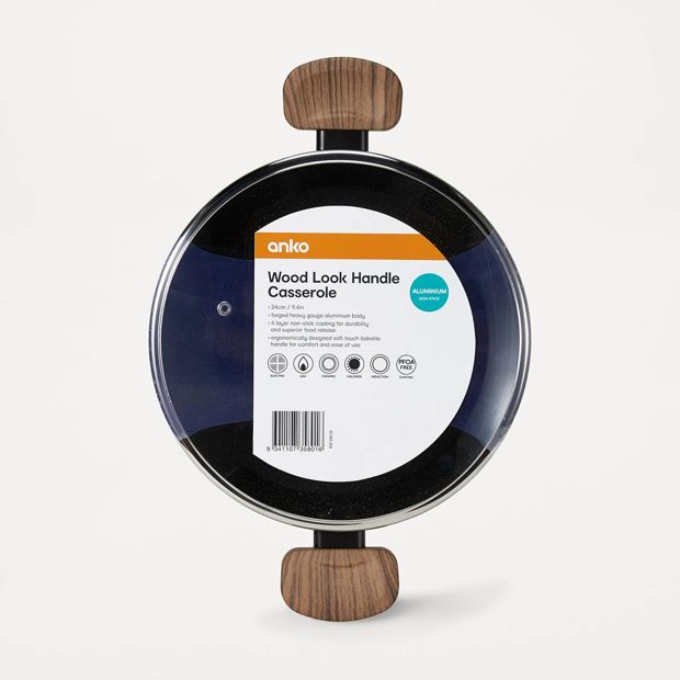 Handle Saucepan, 24cm - Anko