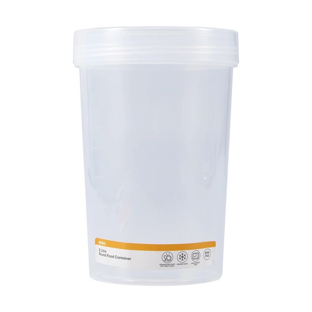 Round Food Container, 2L - Anko