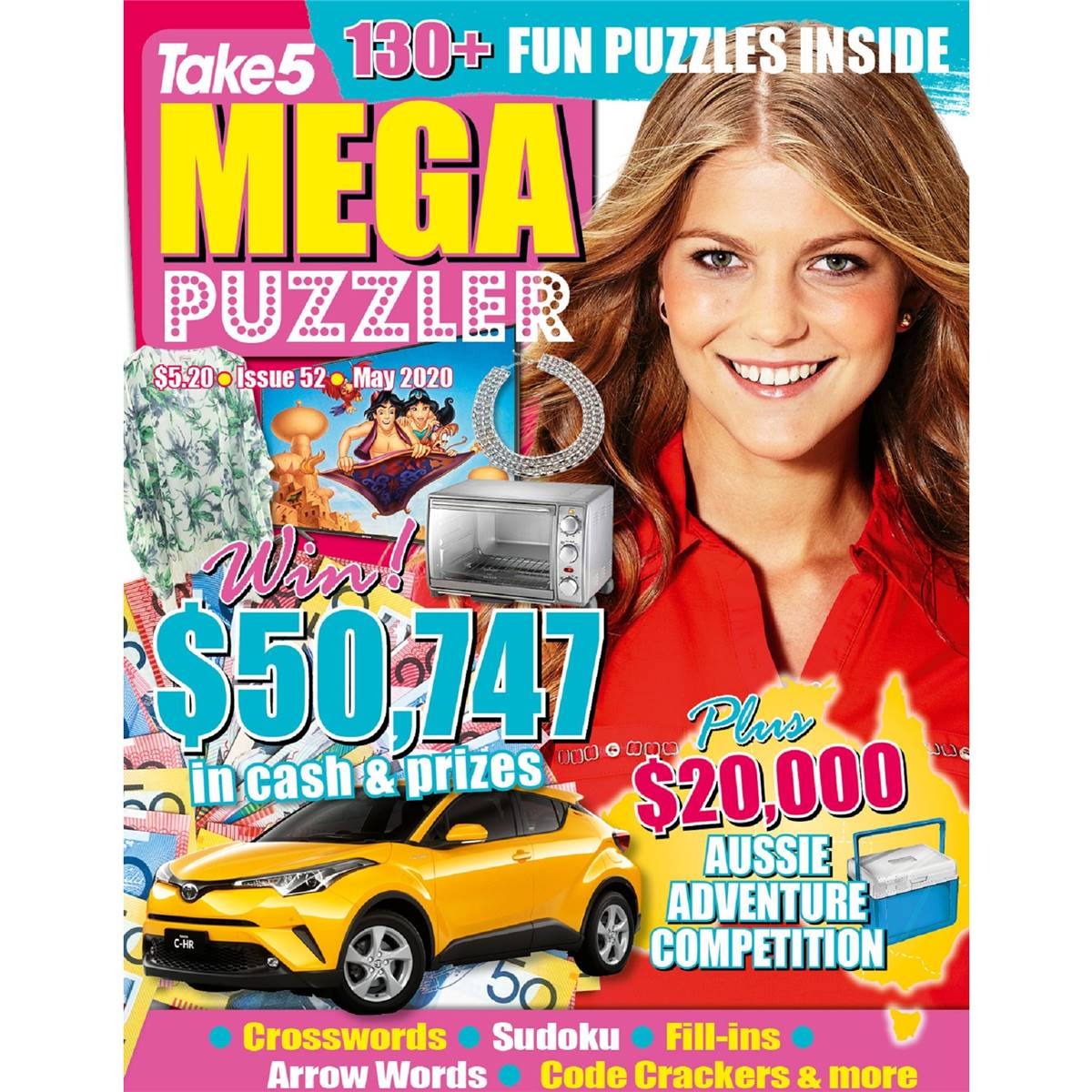 Take 5 Mega Puzzler Magazine Each