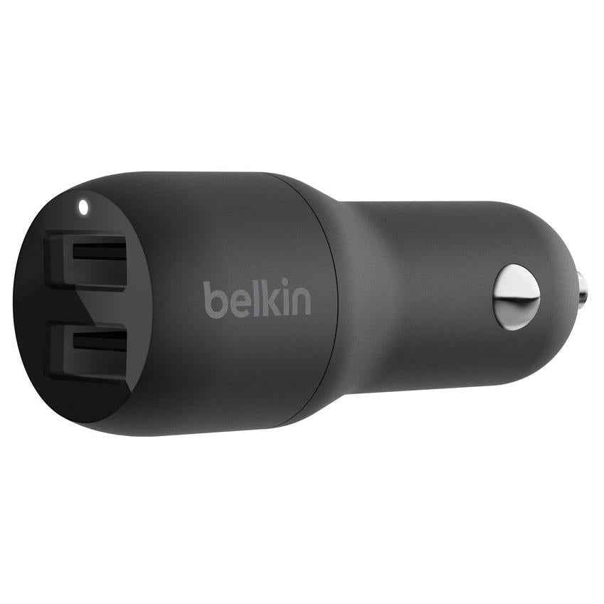 Belkin Dual USB-A Charger 24W (Black)