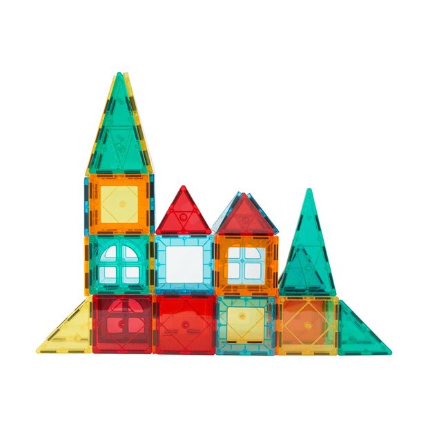 Magnetic Tiles Castle 50 Piece Set - Anko