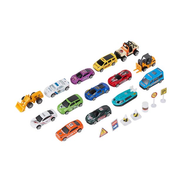 Diecast Cars & Play Mat Set - Anko