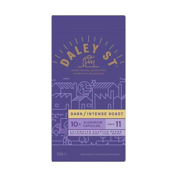 Dark/intense Aluminium Nespresso Compatible Coffee Capsules