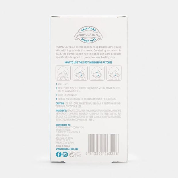 Formula 10.0.6 Spot Patches