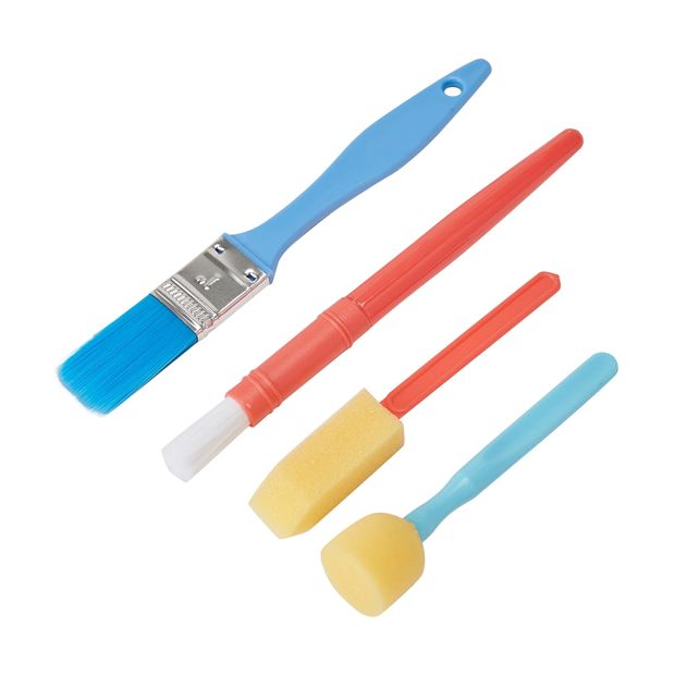 Sponge Brush & Stamp 12 Piece  Set - Anko