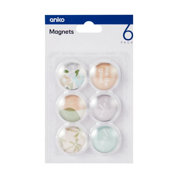 Timeless Magnets, 6 Pack - Anko