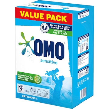 OMO Laundry Powder Sensitive Front & Top Loader 5kg