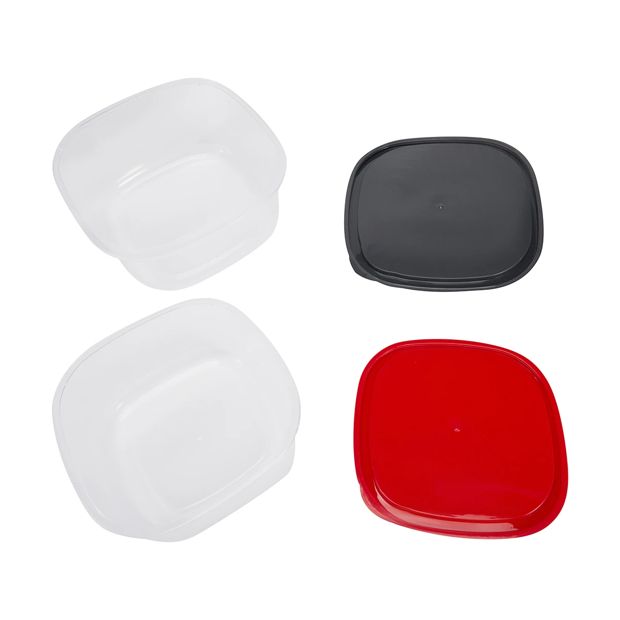 Square Food Containers, 7 Pack - Anko