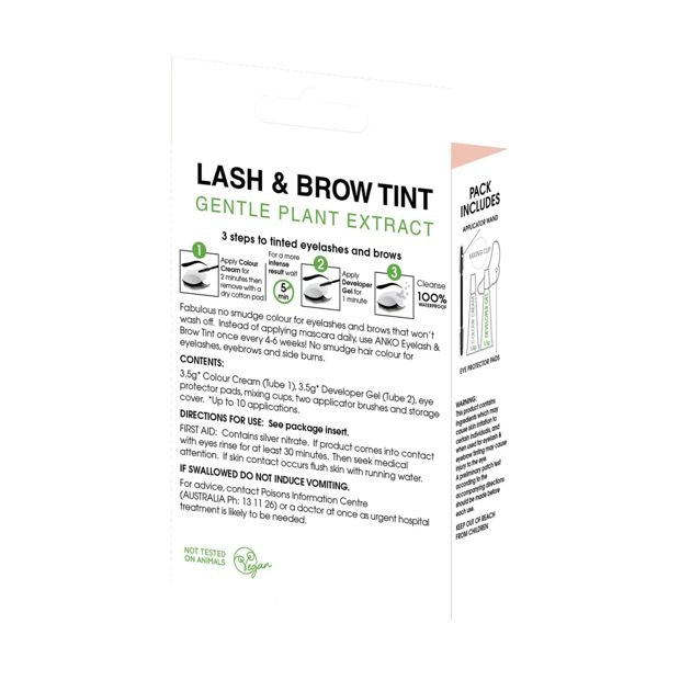 Lash & Brow Tint, Black - OXX Cosmetics