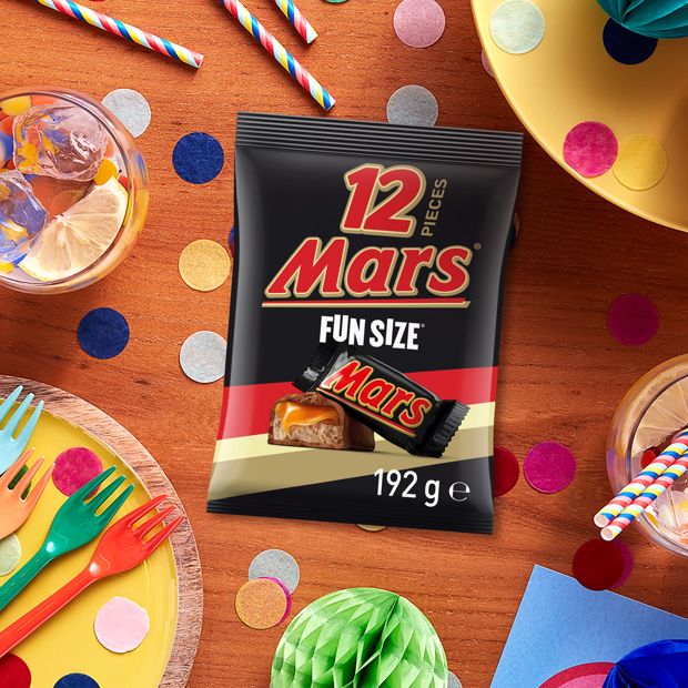 Mars 12 Piece Milk Chocolate Fun Size Share Pack 192g