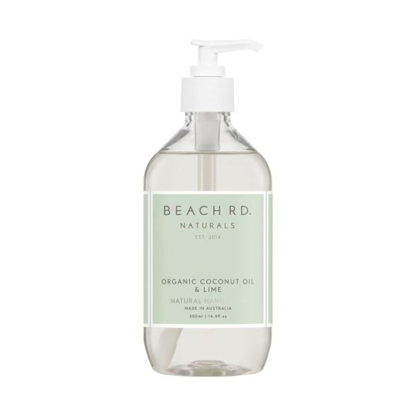 BEACH RD NATURALS COCONUT & LIME CASTILE HAND WASH 500ML