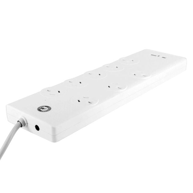 8 Outlet Entertainment Powerboard with 2 USBs A&C - Arlec