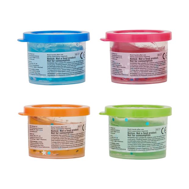 Scentos Scented Confetti Slime - 4 Pack