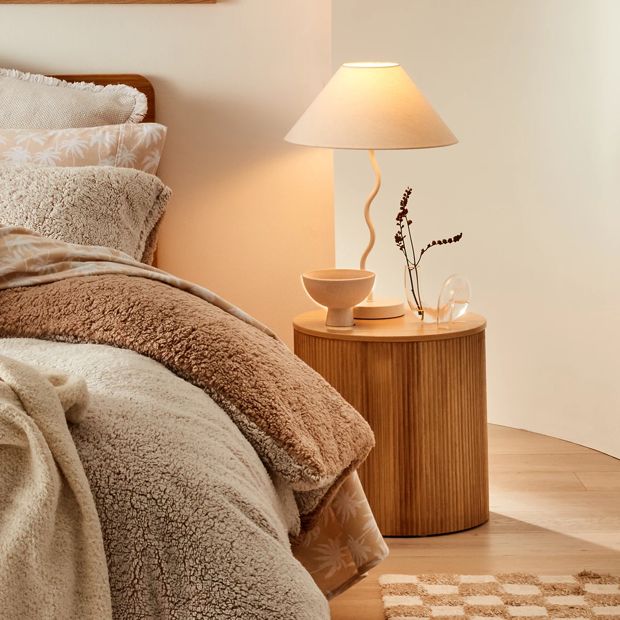 Ribbed Side Table - Anko
