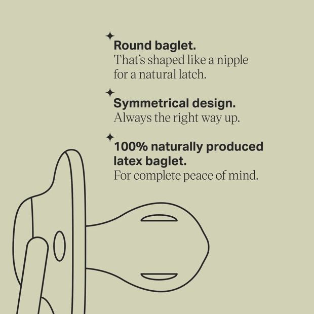 Tommee Tippee Cherry Latex Soother 2 Pack - 6-18 Months