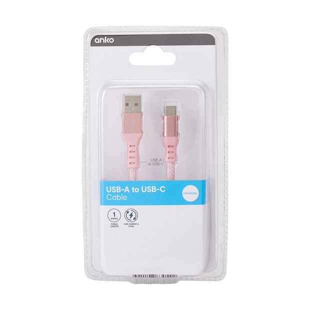 USBC Metal Cable 1m - Anko