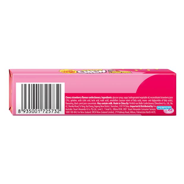 Chupa Chups Incredible Chew Strawberry - 20 Pieces