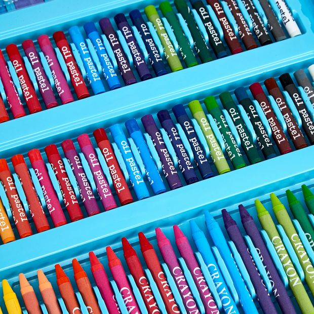 Artist Case, 208 Pieces, Assorted - Anko