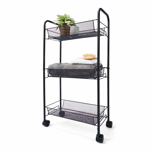 Slim Line Metal Trolley - Anko