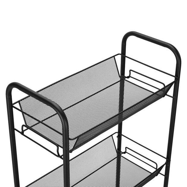 Slim Line Metal Trolley - Anko