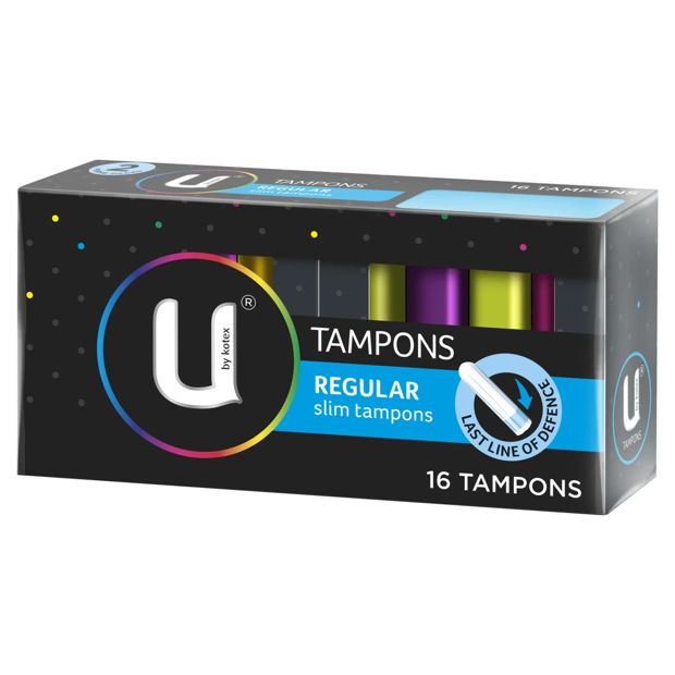 U by Kotex Regular Slim Tampons - 16 Pack