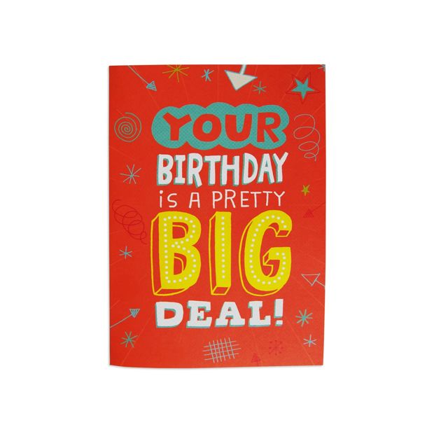 Hallmark Interactive Birthday Card - Big Deal