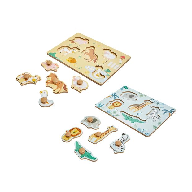 Easy Grip Animal Puzzle, Assorted - Anko