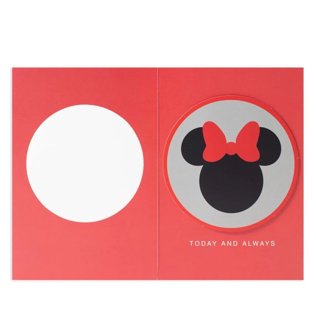 Hallmark Disney Birthday Card - Minnie Mouse Silhouette