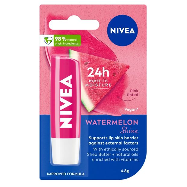 Nivea Watermelon Shine Caring Lip Balm 4.8g