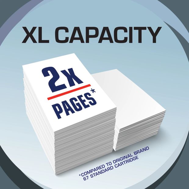 HP 67 XL Ink Cartridge, Black - Calidad